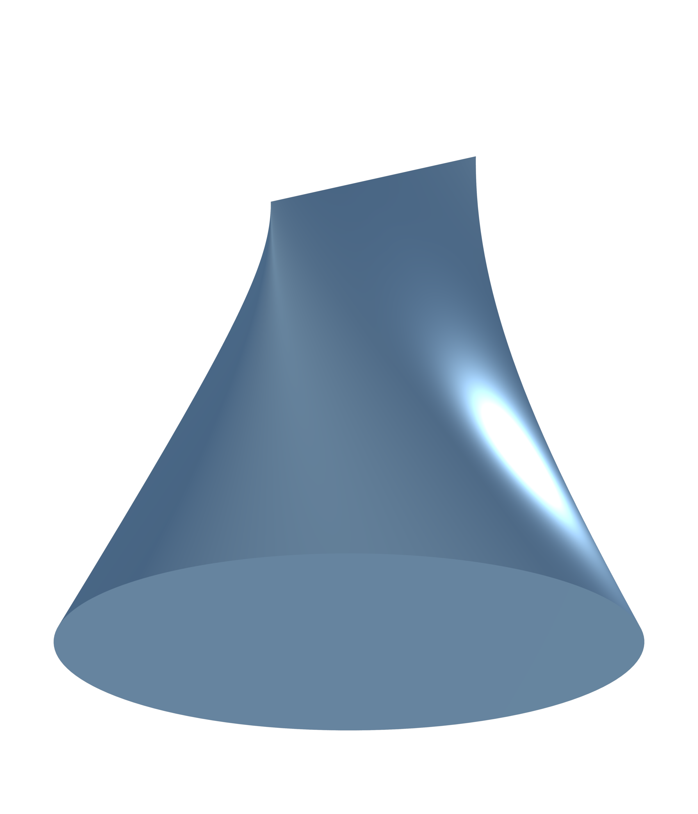 Skwedge Curvum — the ruled surface